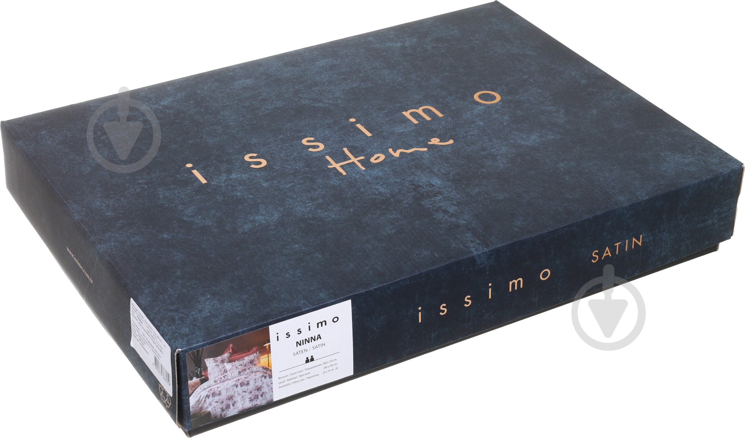 Комплект постільної білизни Ninna євро різнокольоровий Issimo - фото 4 Комплект постільної білизни Ninna євро різнокольоровий Issimo - фото 4