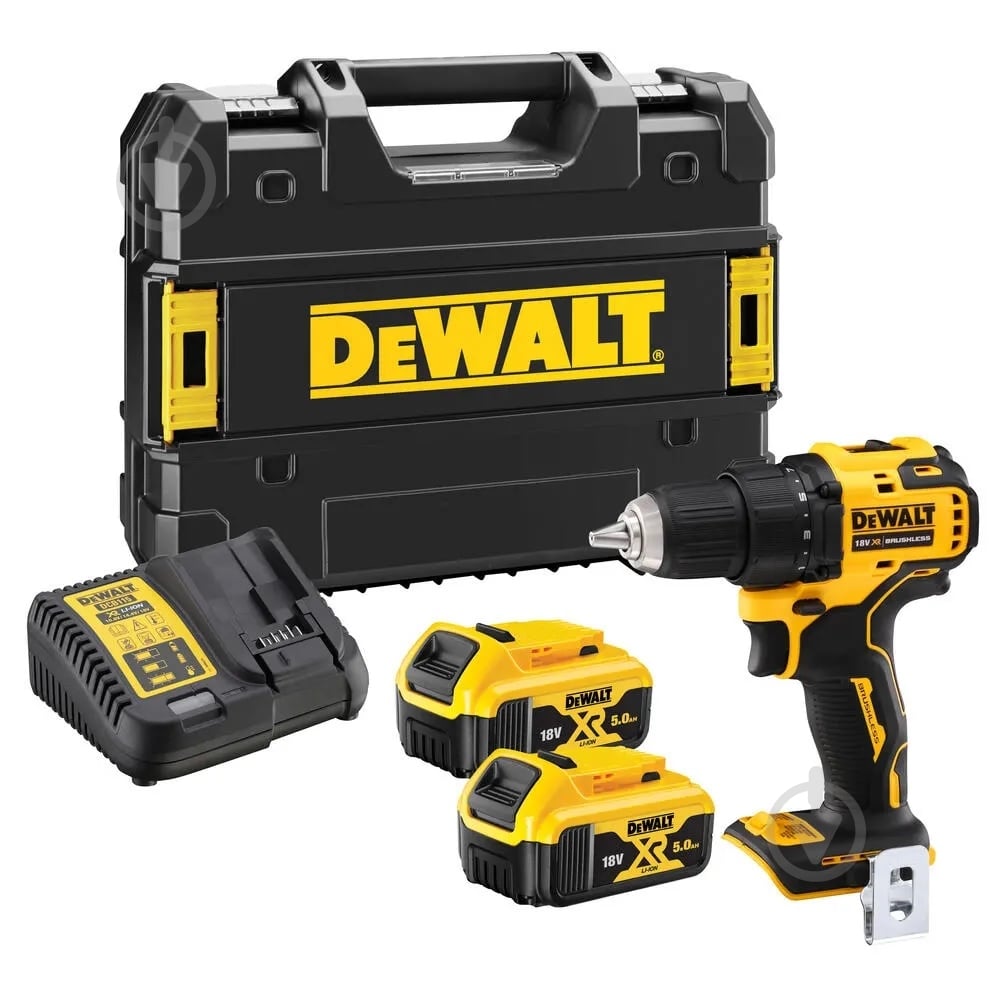 Шуруповерт аккумуляторный DeWalt DCD708P2T - фото 1