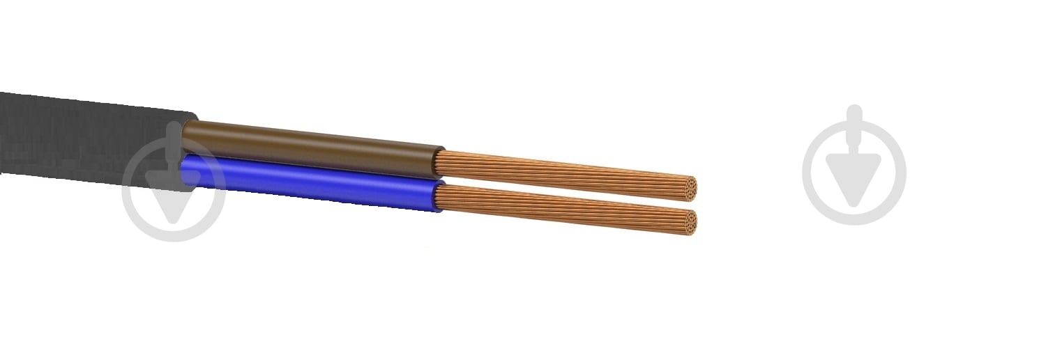 Кабель силовий Одескабель ВВГнг-LS-П 2x4,0 0,66 мідь - фото 1