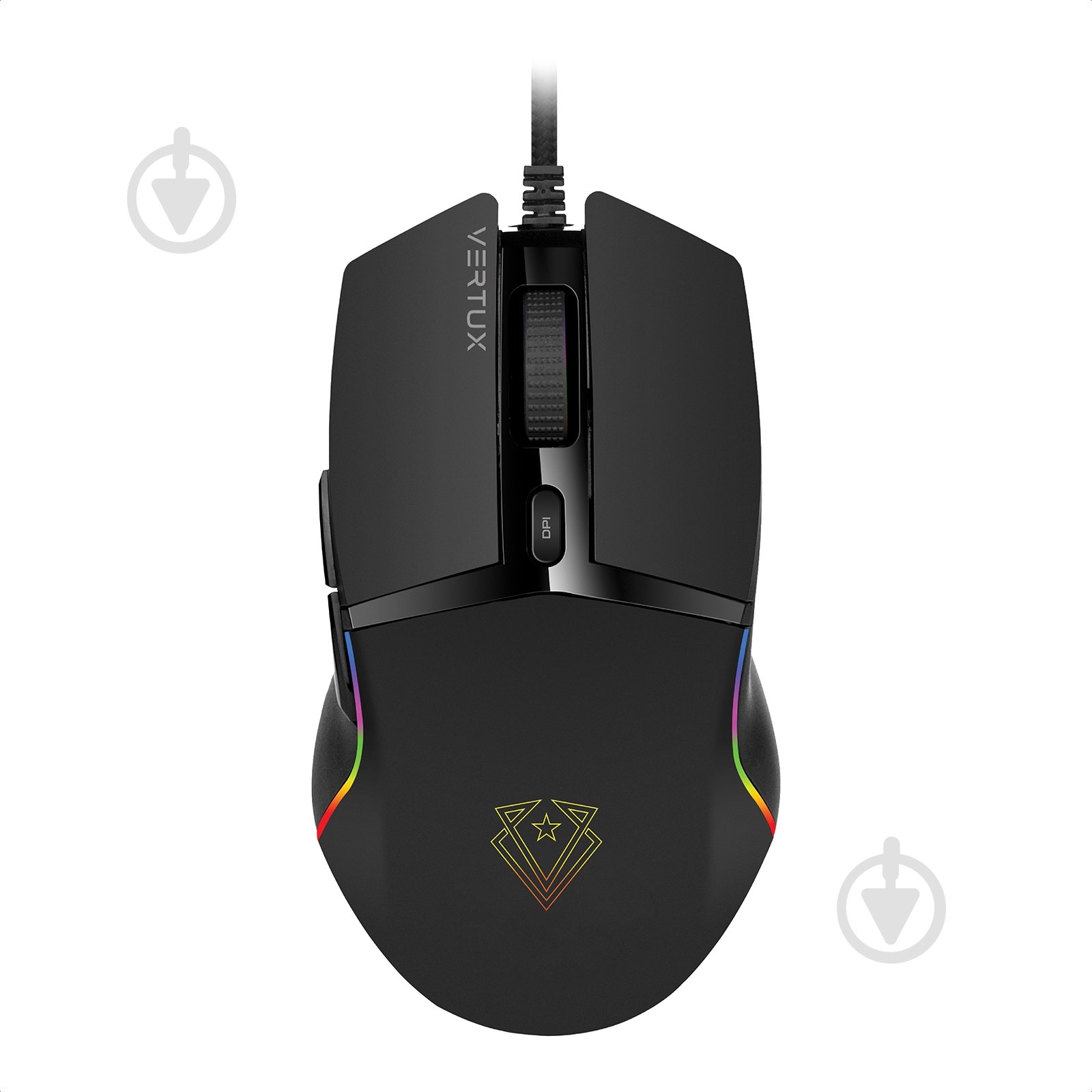 Мышь Vertux Argon USB Black - фото 1