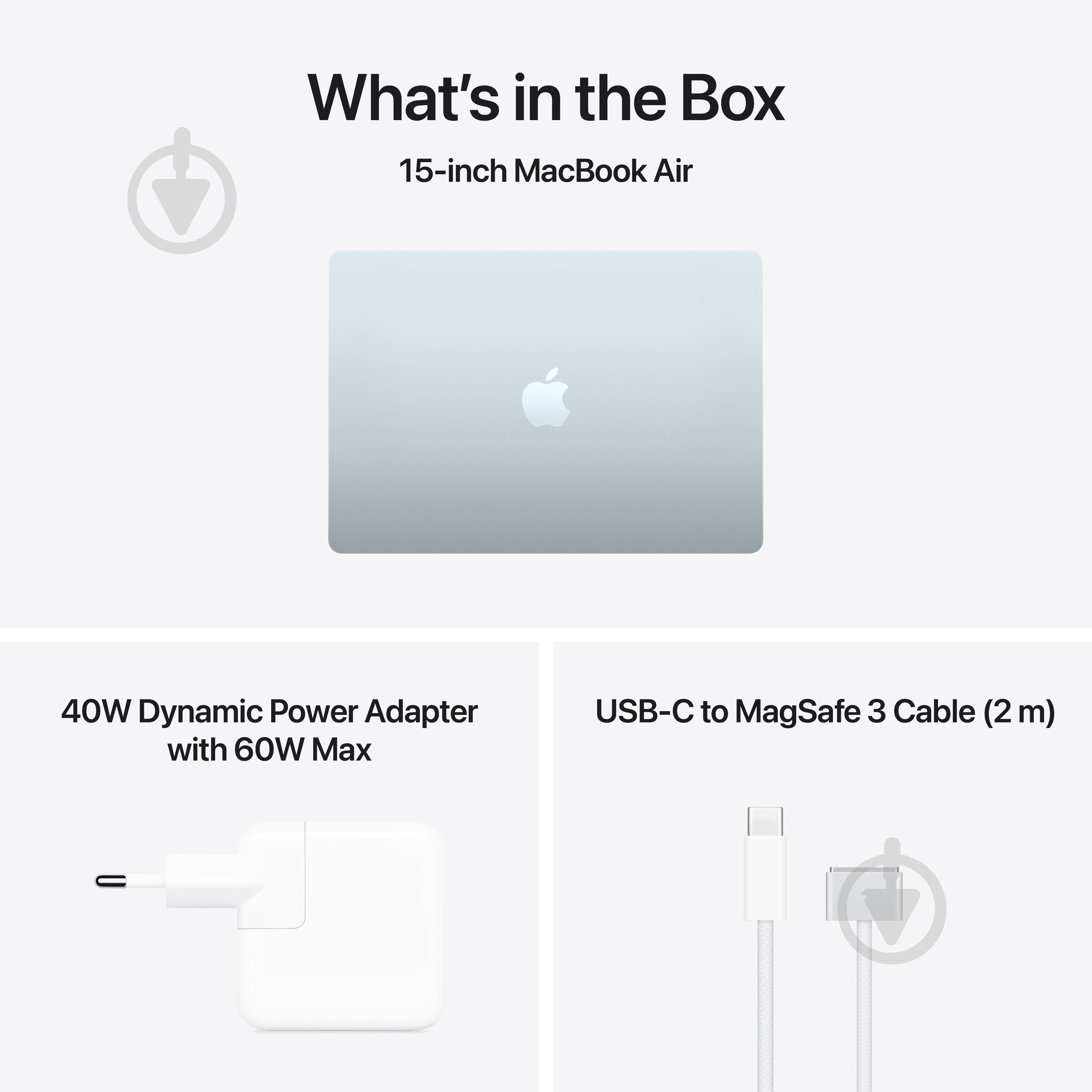 Ноутбук Apple MacBook Air M5 2026 16GB/1TB 15,3" (MDVT4UA/A) sky blue - фото 9 Ноутбук Apple MacBook Air M5 2026 16GB/1TB 15,3" (MDVT4UA/A) sky blue - фото 9