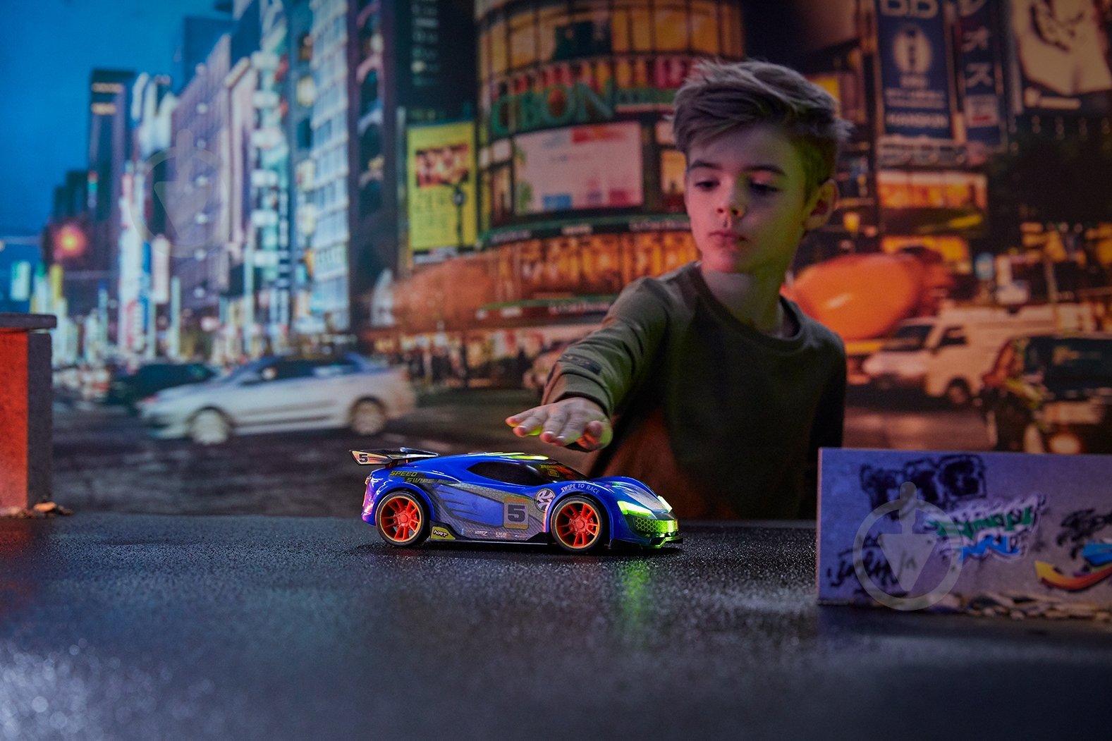 Машинка Road Rippers Speed Swipe - Bionic Blue 20121 - фото 3