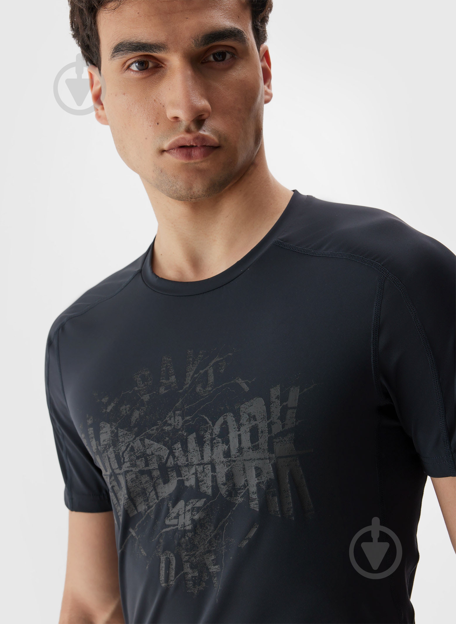 Футболка 4F TSHIRT FNK M765 4FRAW23TFTSM765-30S р.L чорний - фото 4