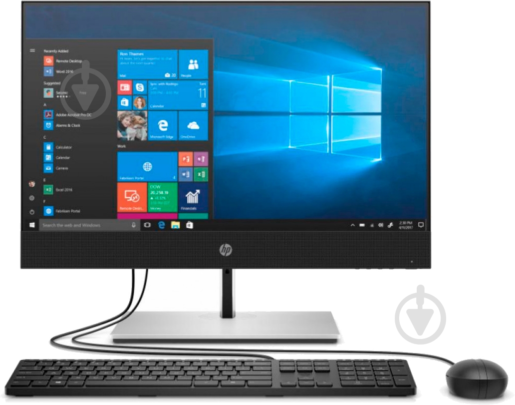 Моноблок HP ProOne 440 G6 23,8 (205U6ES) black/silver - фото 1