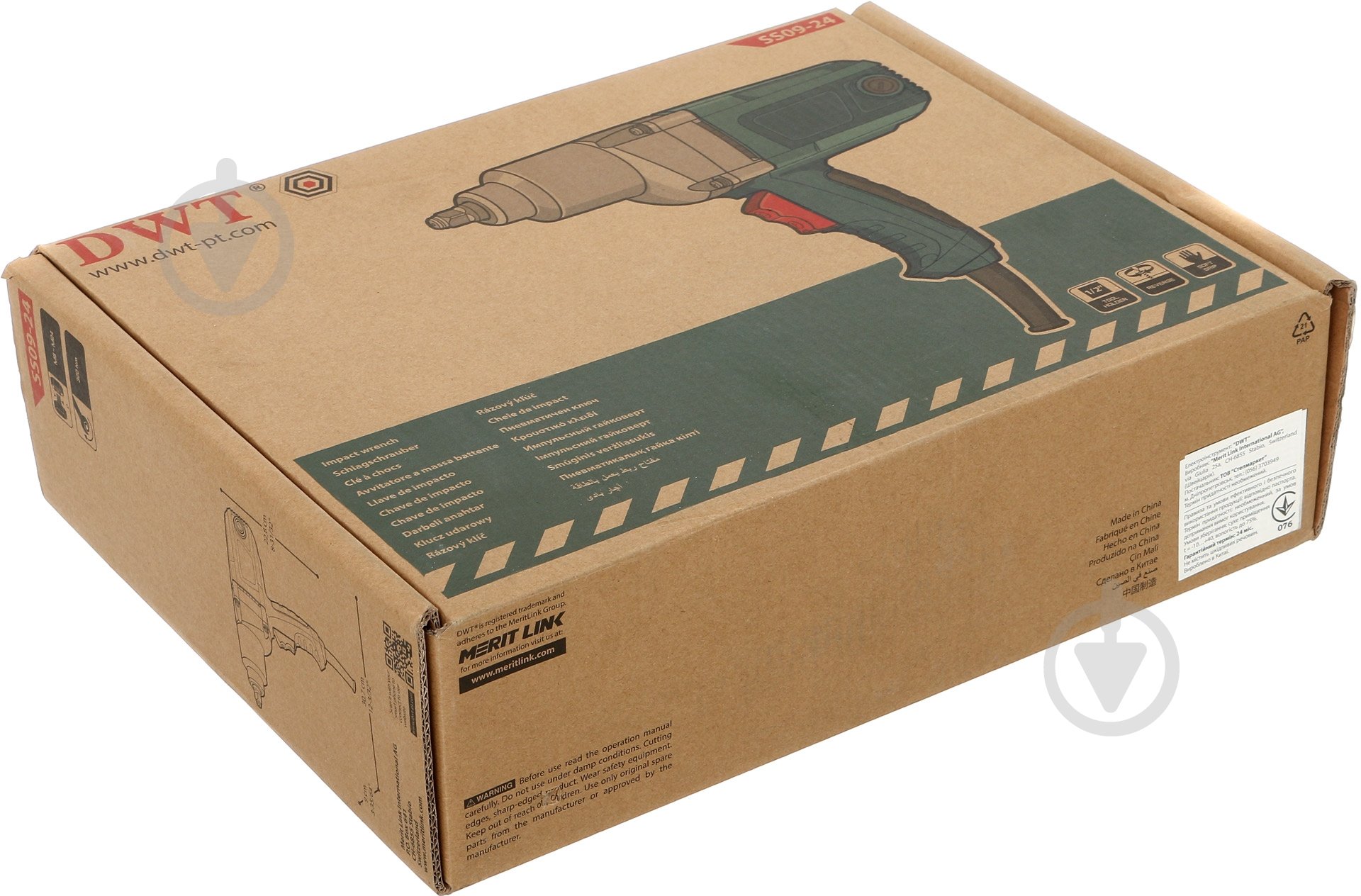 Гайковерт сетевой DWT 320 Нм SS09-24 - фото 3 Гайковерт сетевой DWT 320 Нм SS09-24 - фото 3