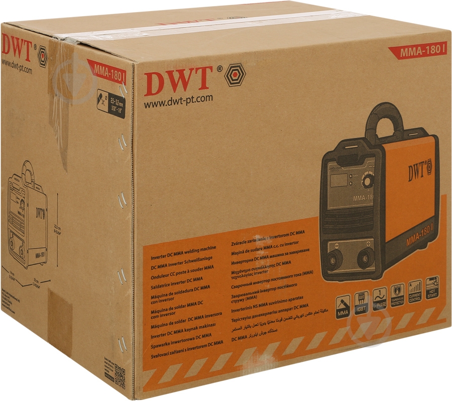 Інвертор зварювальний DWT DWT ММА-180 I - фото 6 Інвертор зварювальний DWT DWT ММА-180 I - фото 6