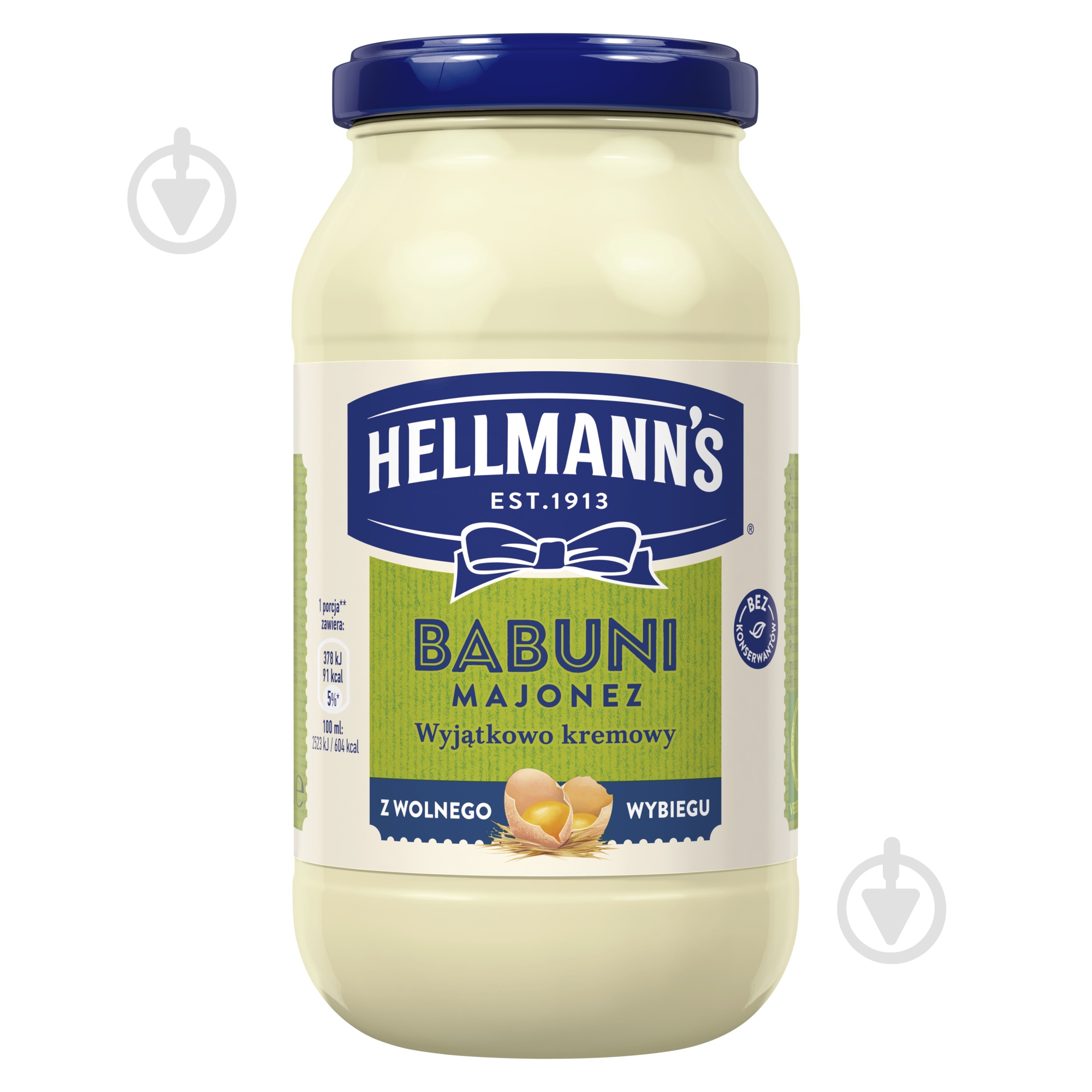 Майонез Hellmann's 64% Babuni 340 г - фото 1 Майонез Hellmann's 64% Babuni 340 г - фото 1