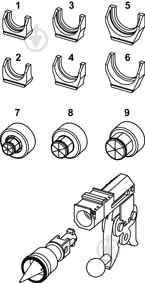 Инструмент для обжима TECE PMA 40-63 (720170) - фото 2