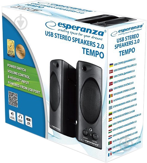 Акустическая система Esperanza 2.0 Speakers EP148 - фото 2