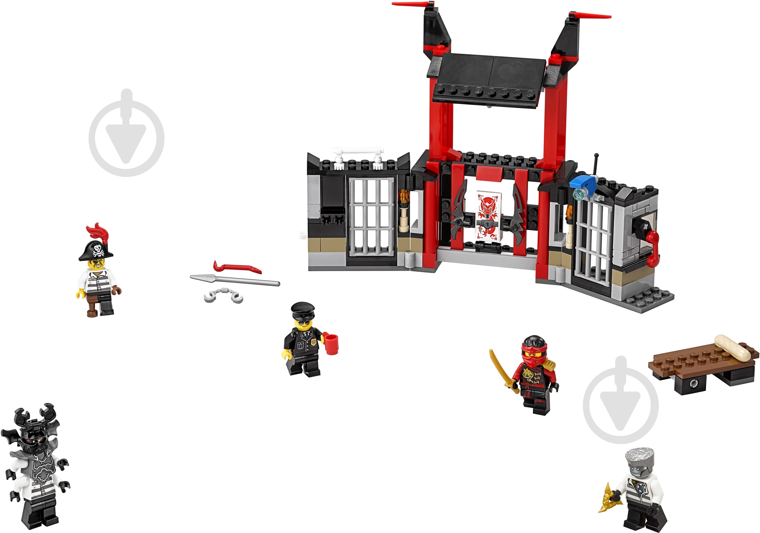 Конструктор LEGO Ninjago Втеча з в'язниці Криптаріум 70591 - фото 2