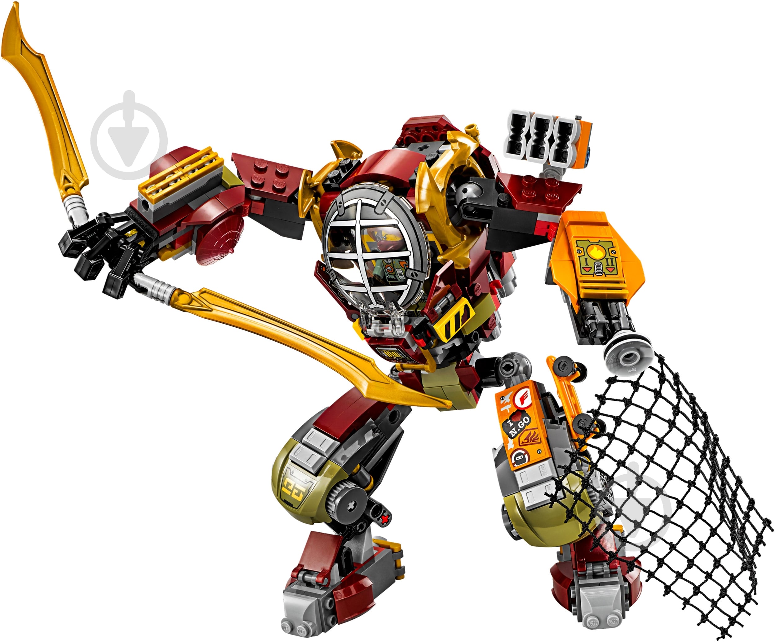 Конструктор LEGO Ninjago Робот-спасатель Ронина 70592 - фото 4 Конструктор LEGO Ninjago Робот-спасатель Ронина 70592 - фото 4