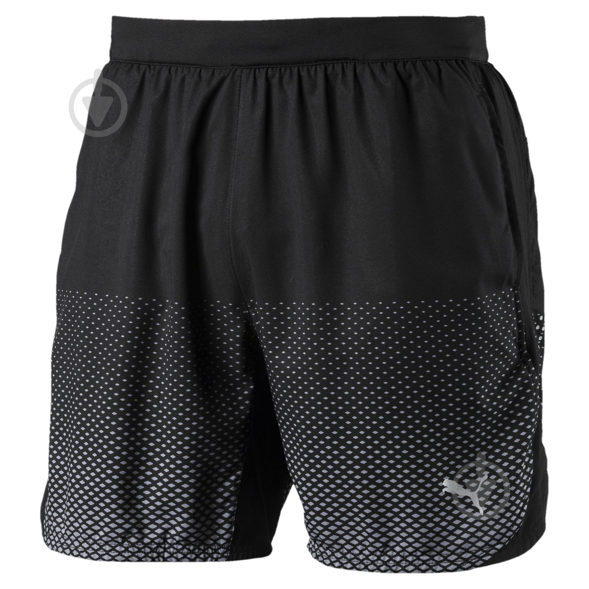Шорты Puma Pace 7' Graphic Short 51555901 р. L черный - фото 1 Шорты Puma Pace 7' Graphic Short 51555901 р. L черный - фото 1