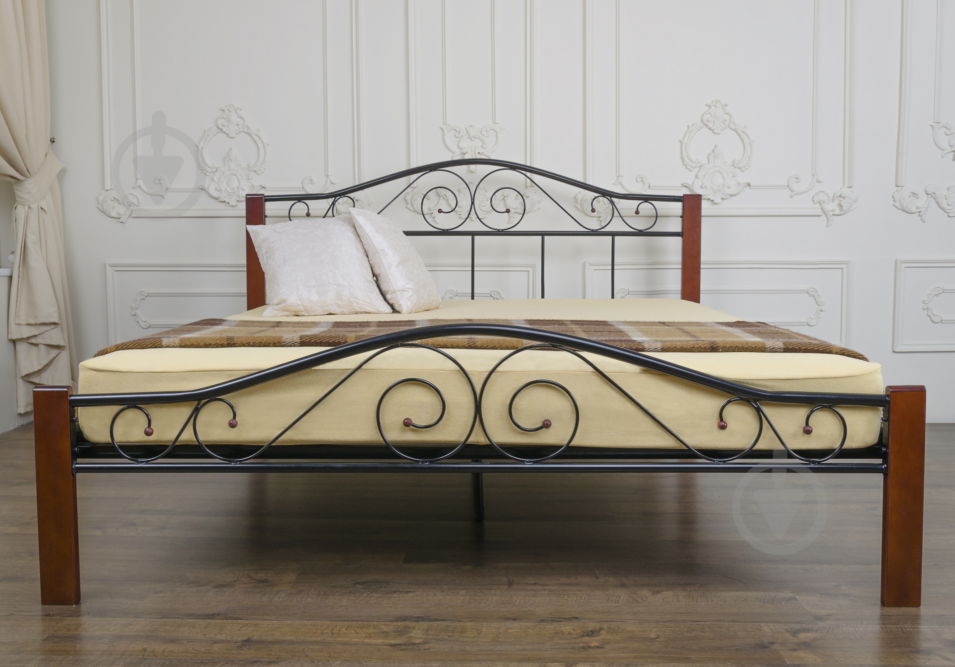 УЦЕНКА! Кровать Eagle E1663 Vederi 160x200 см черный (УЦ №161) - фото 2