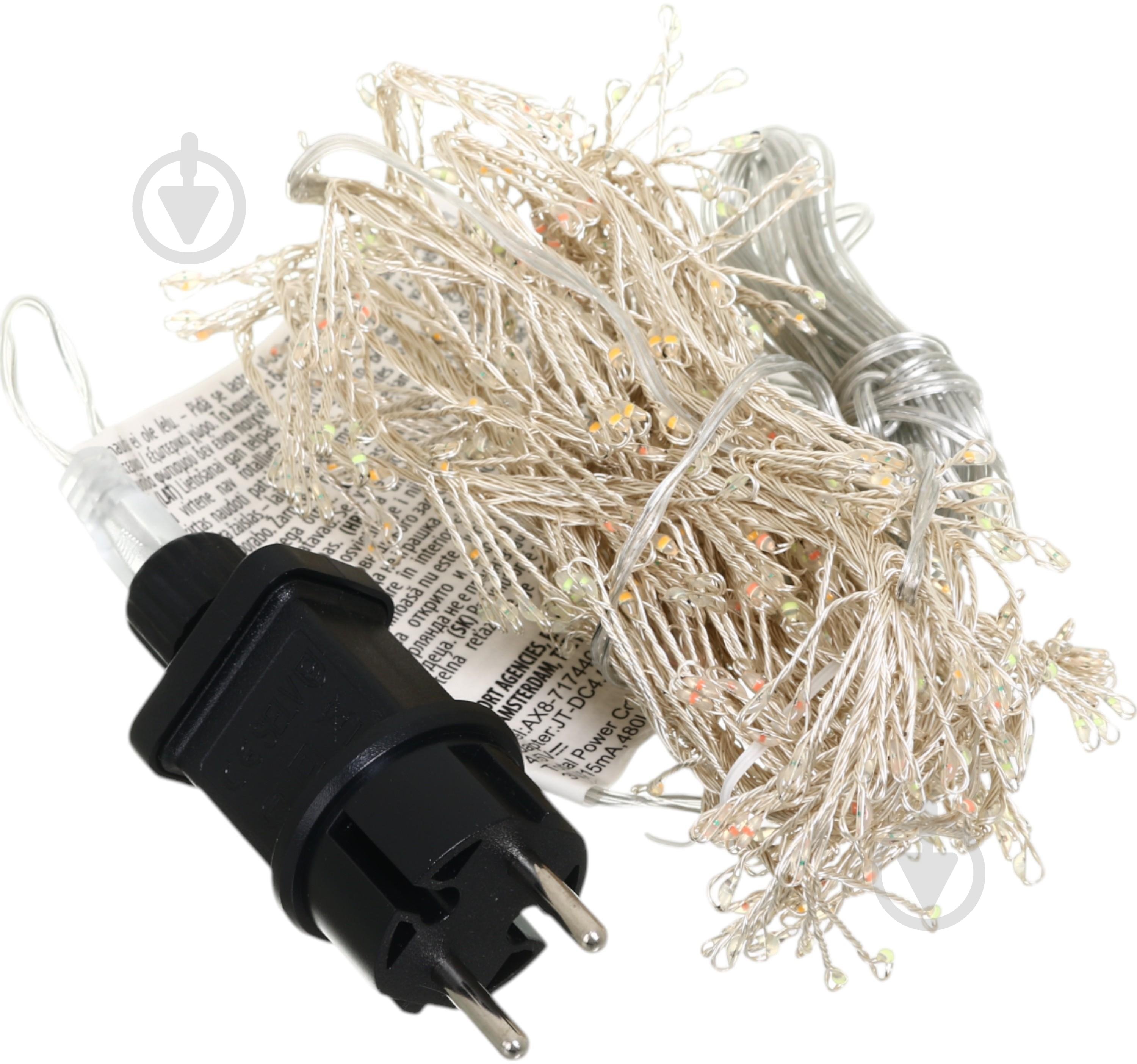 Електрогірлянда Koopman мульті вбудований світлодіод (LED) 48 ламп 4,8 м (AX8717440) - фото 3