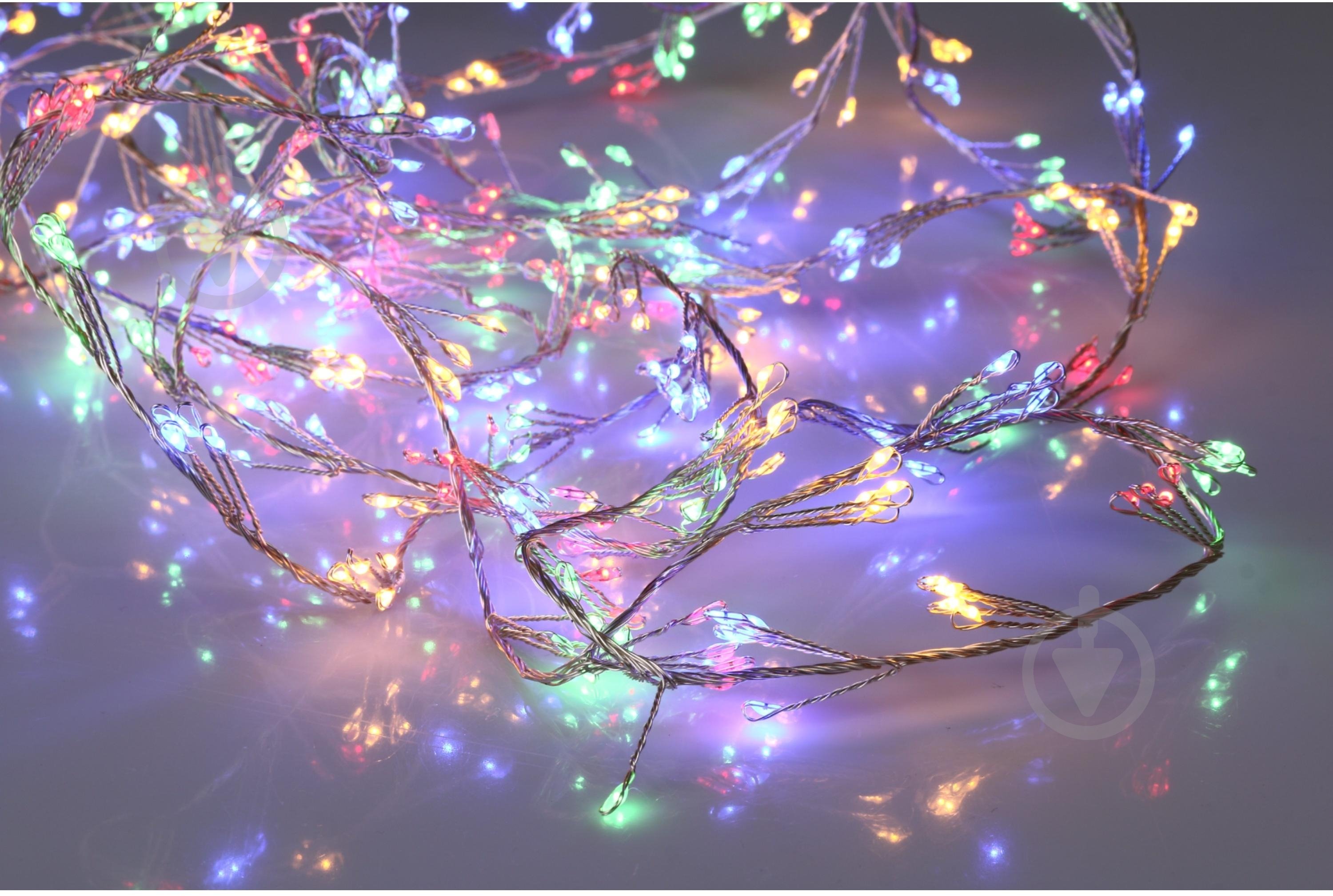 Електрогірлянда Koopman мульті вбудований світлодіод (LED) 48 ламп 4,8 м (AX8717440) - фото 2