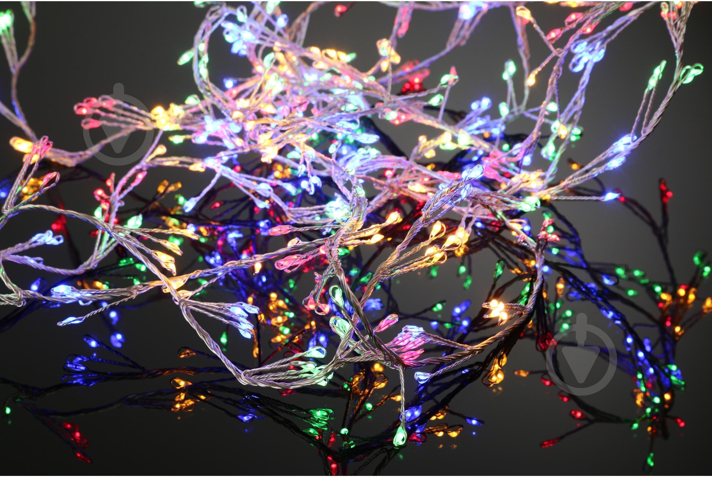 Електрогірлянда Koopman мульті вбудований світлодіод (LED) 48 ламп 4,8 м (AX8717440) - фото 1