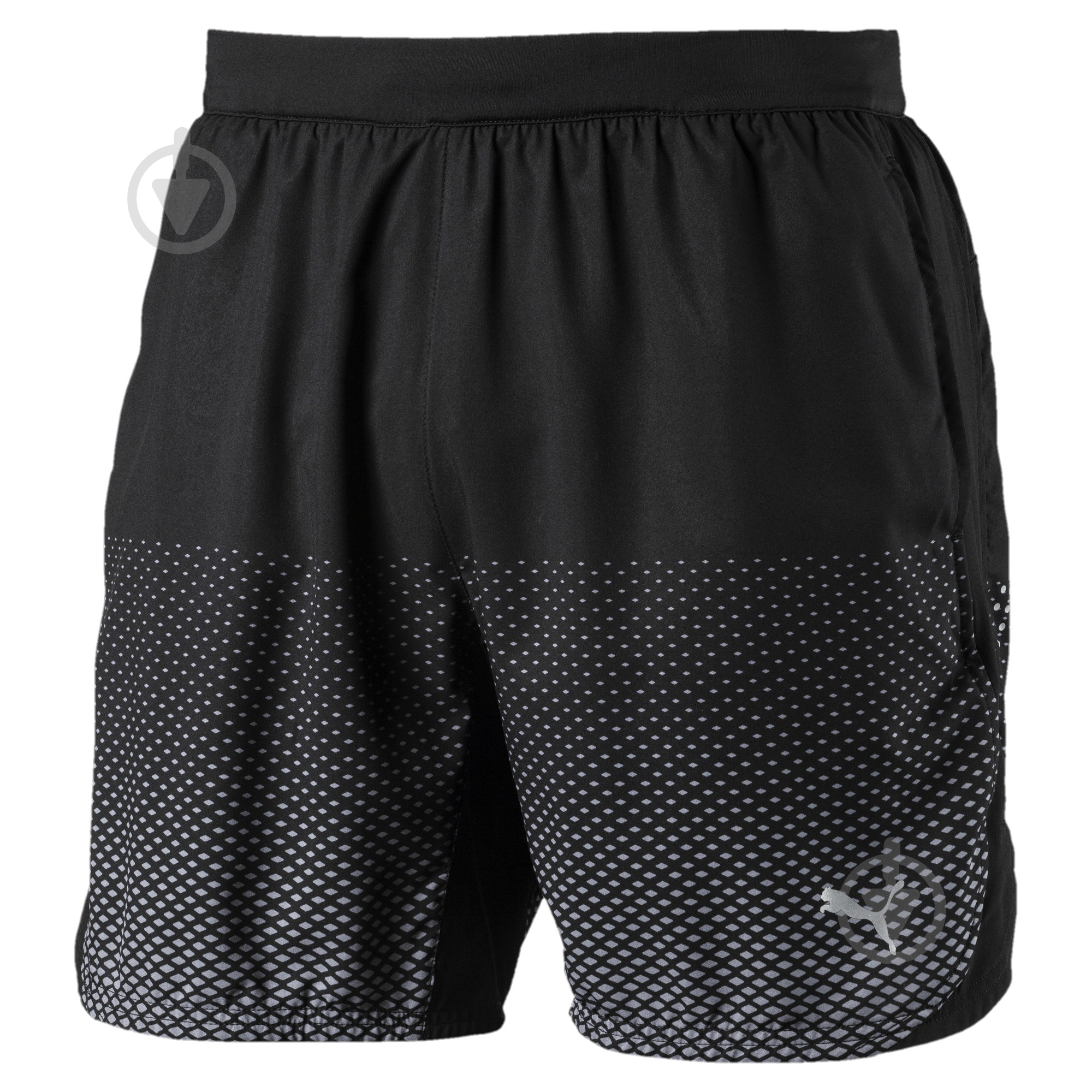 Шорты Puma Pace 7' Graphic Short 51555901 р. M черный - фото 1 Шорты Puma Pace 7' Graphic Short 51555901 р. M черный - фото 1