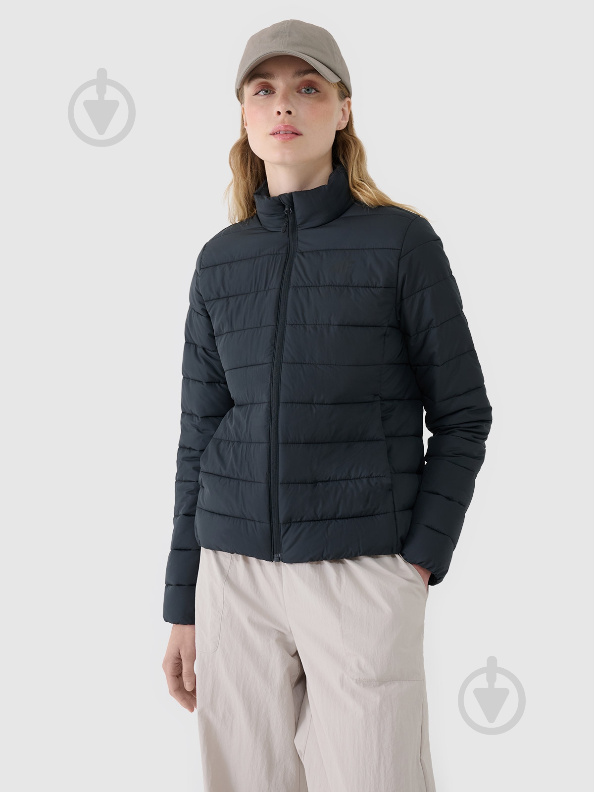 Куртка женская демисезонная 4F DOWN JACKET F533 4FWSS25TDJAF533-20S р.M черная - фото 1