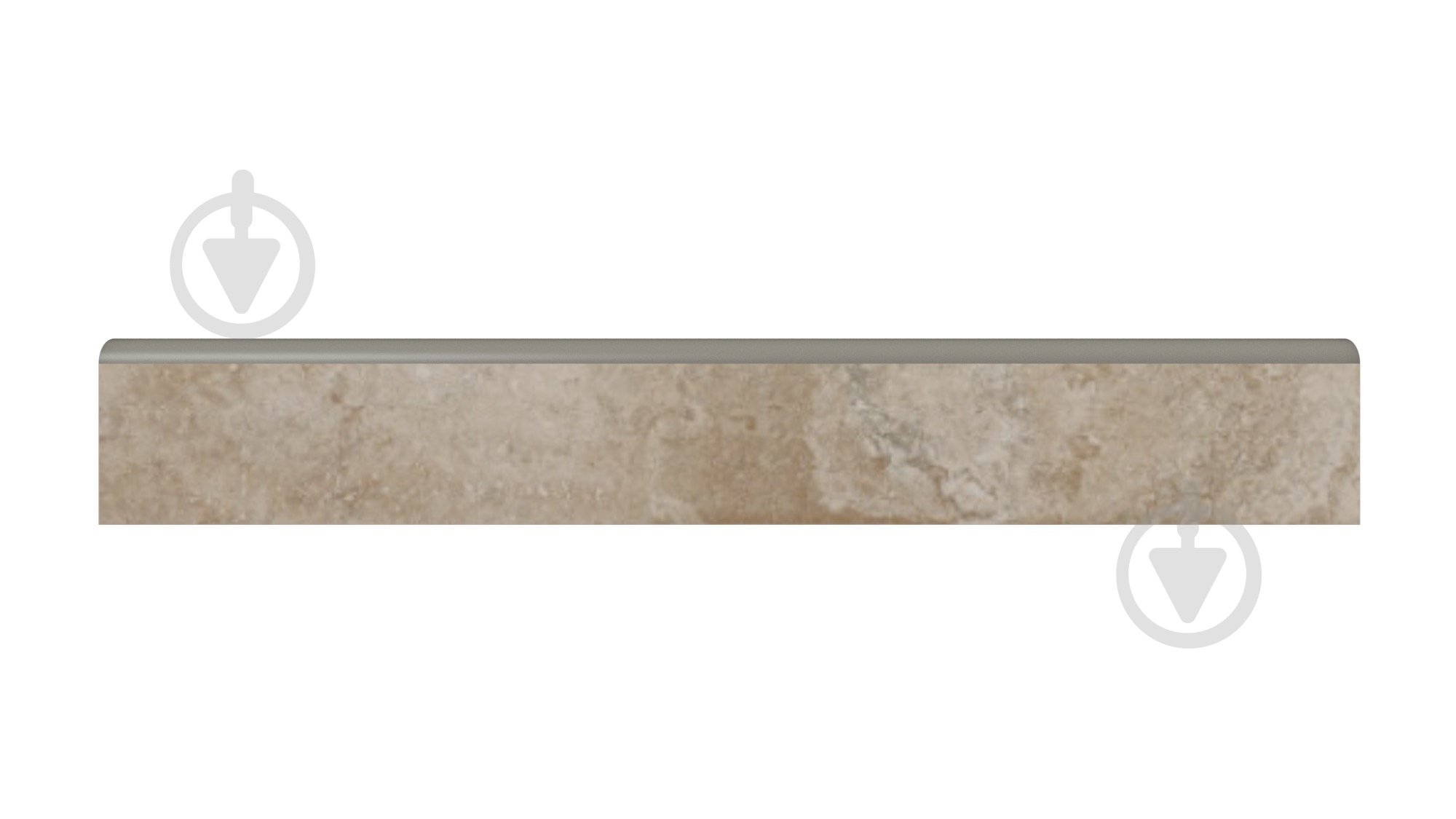 Керамический плинтус Декостайл суаро беж 7х42 - фото 1