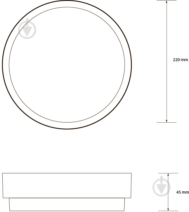 ВІТРИНА! Світильник світлодіодний Светкомплект SH-015R 15 Вт білий 4500 К - фото 6 ВІТРИНА! Світильник світлодіодний Светкомплект SH-015R 15 Вт білий 4500 К - фото 6