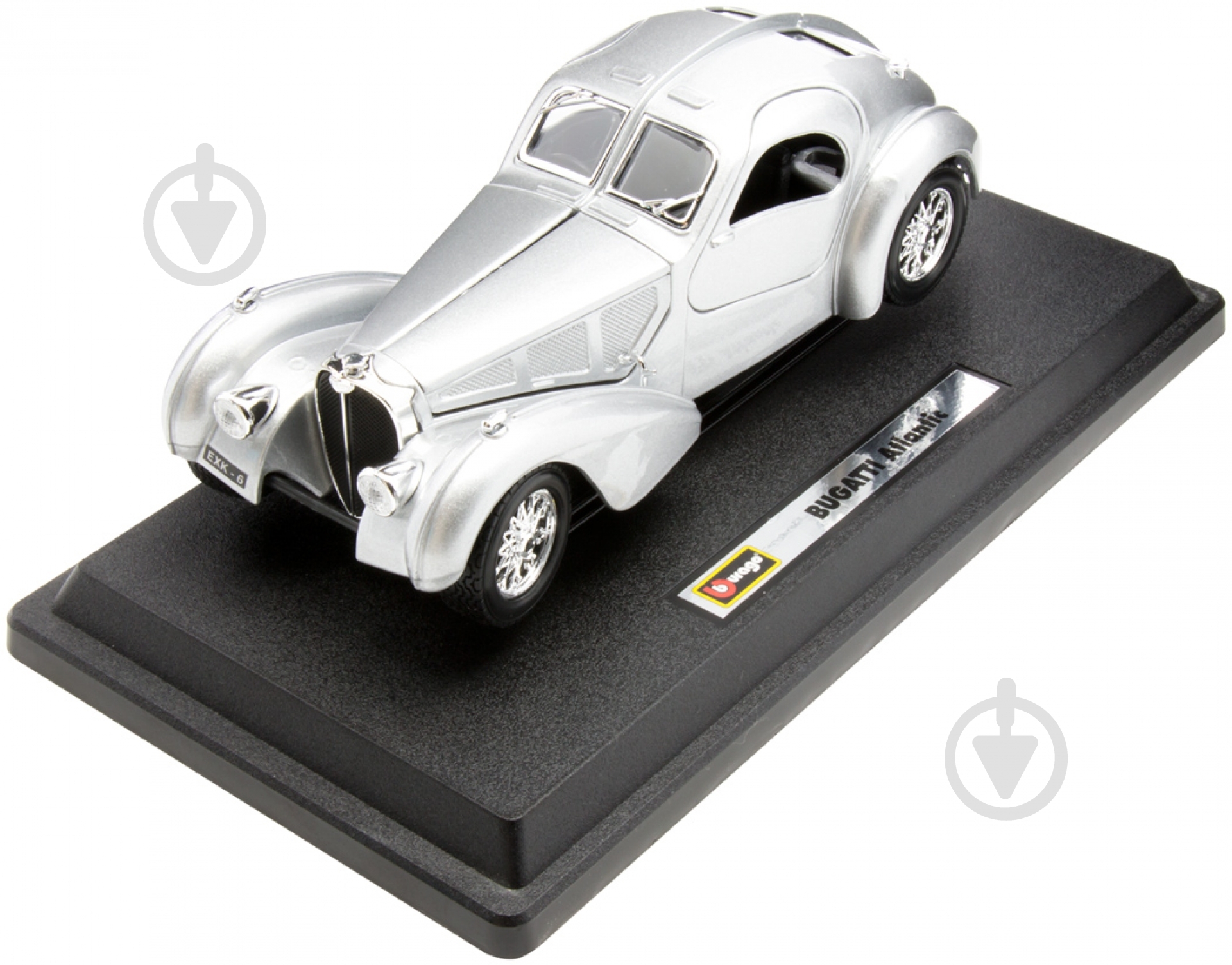 Автомодель Bburago 1:24 1936 Bugatti Atlantic 18-22092 - фото 5