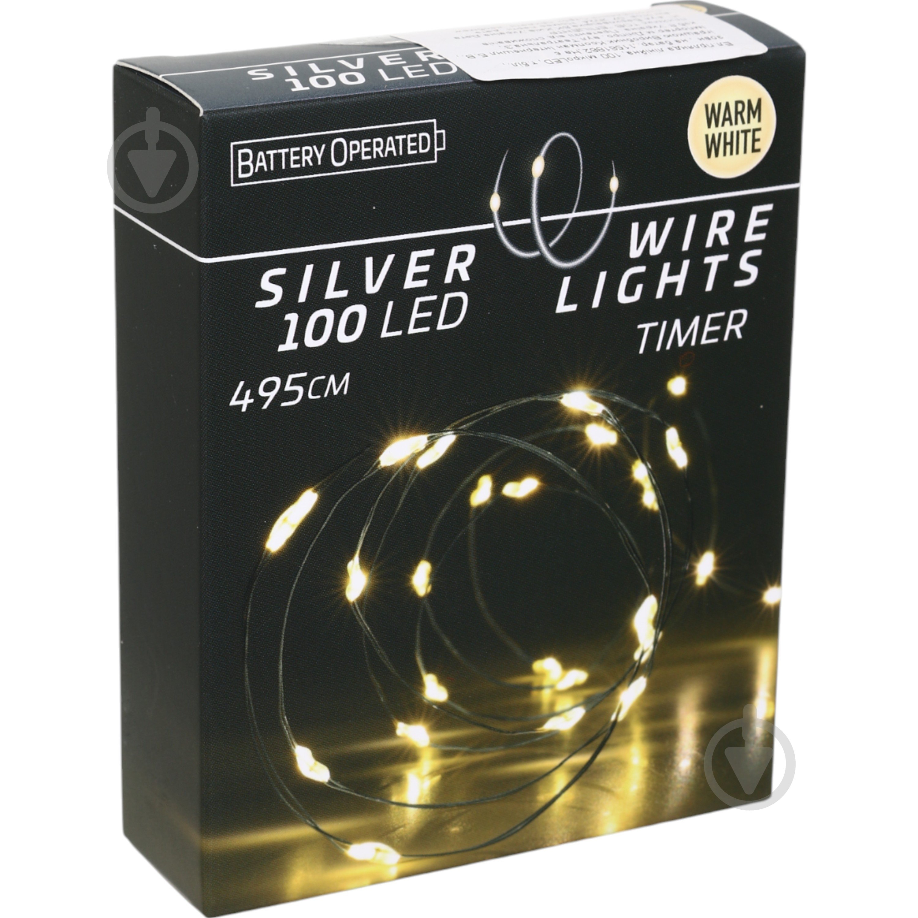 Електрогірлянда світлодіодна Koopman вбудований світлодіод (LED) 100 ламп 4,95 м (AX9731540) - фото 4