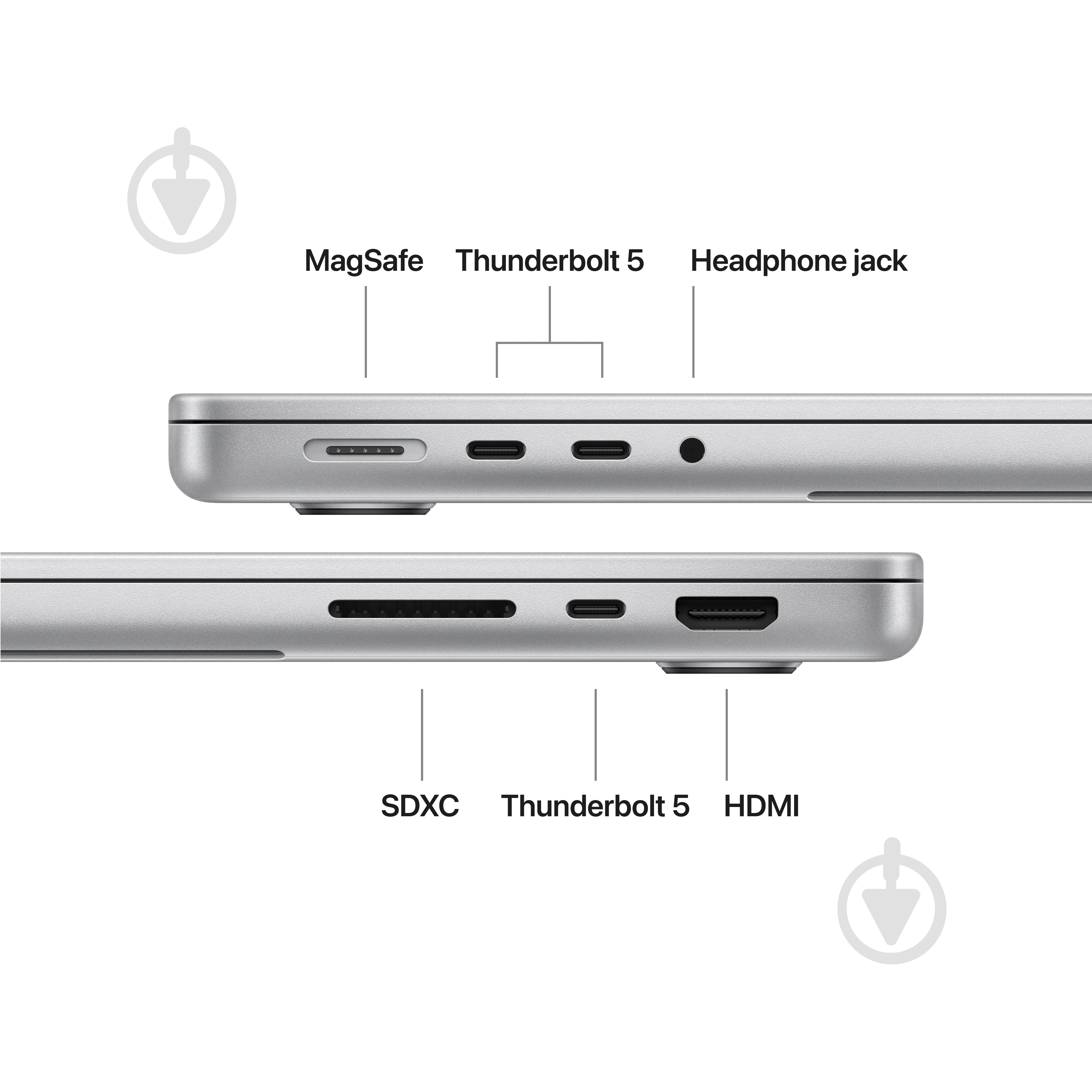 Ноутбук Apple MacBook Pro M5 2026 32GB/1TB 14,2" (MJ3E4UA/A) silver - фото 6