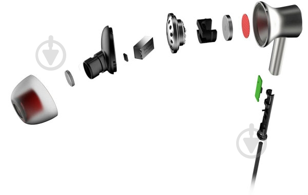 Гарнитура 1More DualDriver BT ANC In-Ear Headphones (E1004BA) silver - фото 6 Гарнитура 1More DualDriver BT ANC In-Ear Headphones (E1004BA) silver - фото 6