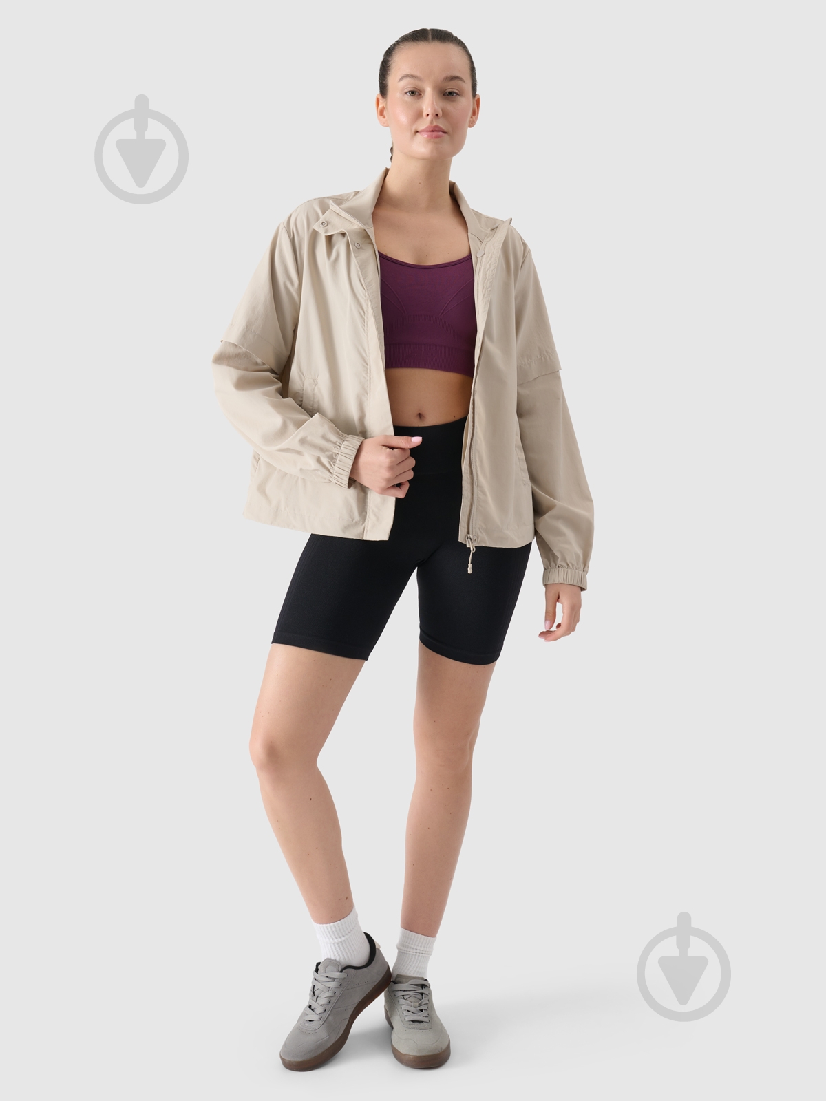 Куртка жіноча 4F JACKET F190 4FWSS25TJACF190-83S р.S бежева - фото 3 Куртка жіноча 4F JACKET F190 4FWSS25TJACF190-83S р.S бежева - фото 3