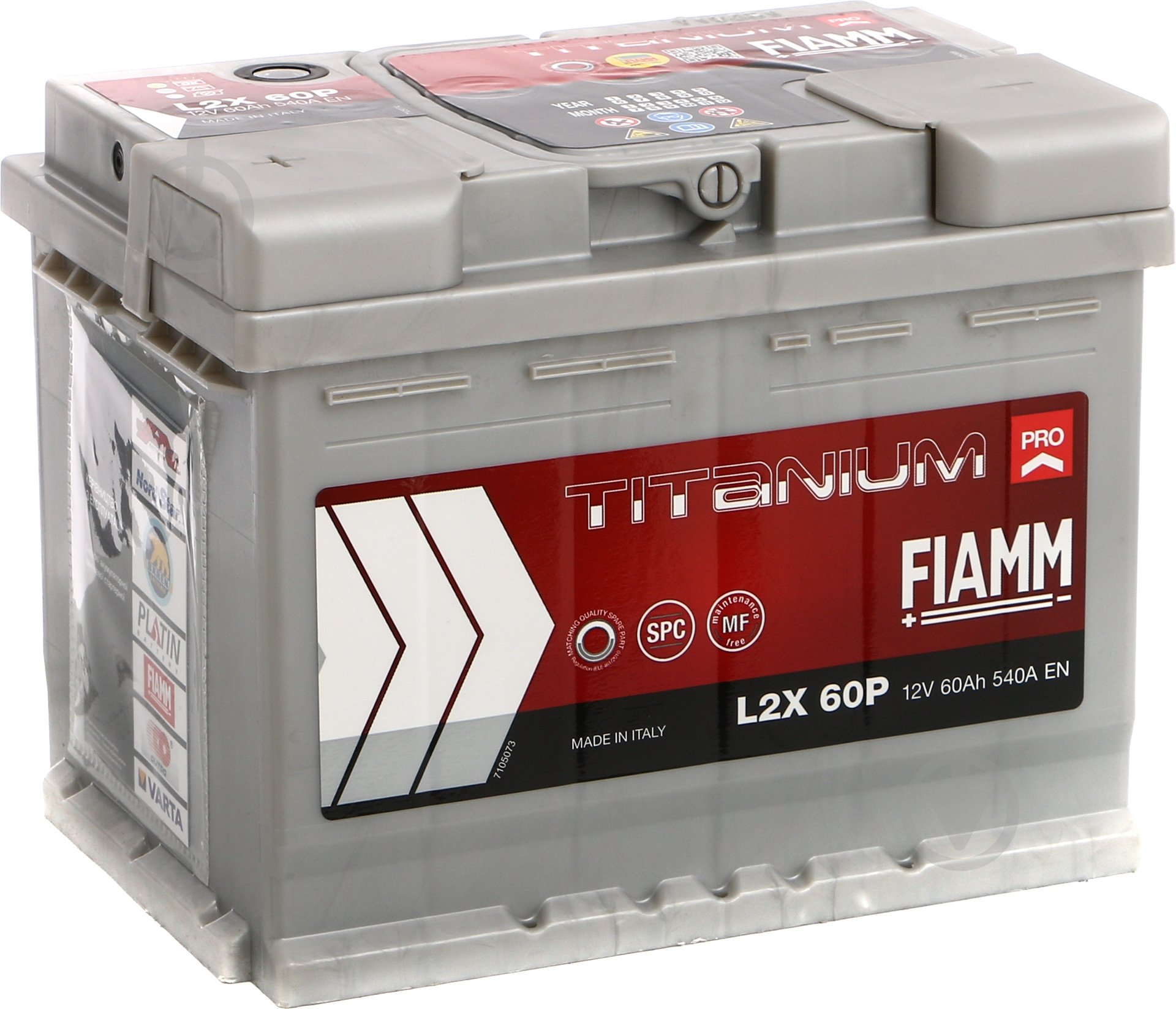 Аккумулятор автомобильный Fiamm Titanium Pro 60Ah 540A 12V «+» слева - фото 1 Аккумулятор автомобильный Fiamm Titanium Pro 60Ah 540A 12V «+» слева - фото 1
