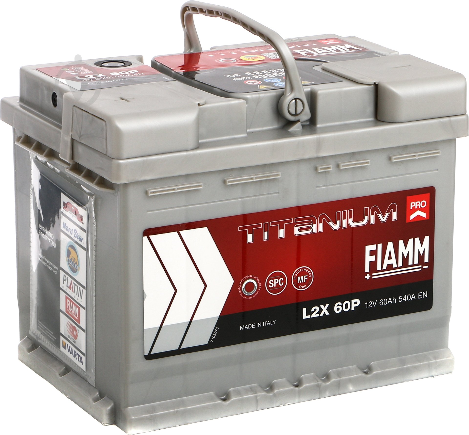 Аккумулятор автомобильный Fiamm Titanium Pro 60Ah 540A 12V «+» слева - фото 4 Аккумулятор автомобильный Fiamm Titanium Pro 60Ah 540A 12V «+» слева - фото 4