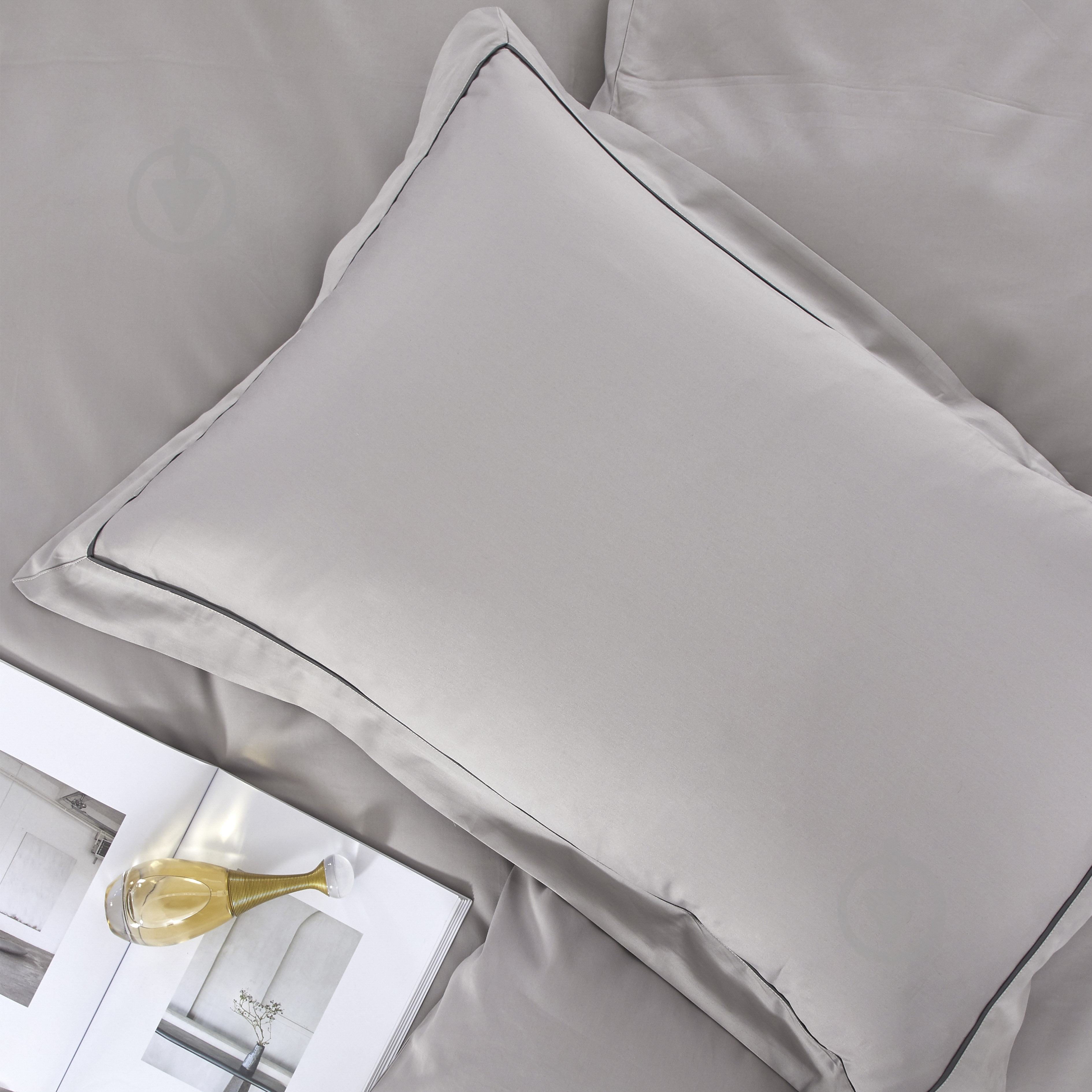 Набор наволочек Solid 50x70 см серый La Nuit - фото 3 Набор наволочек Solid 50x70 см серый La Nuit - фото 3