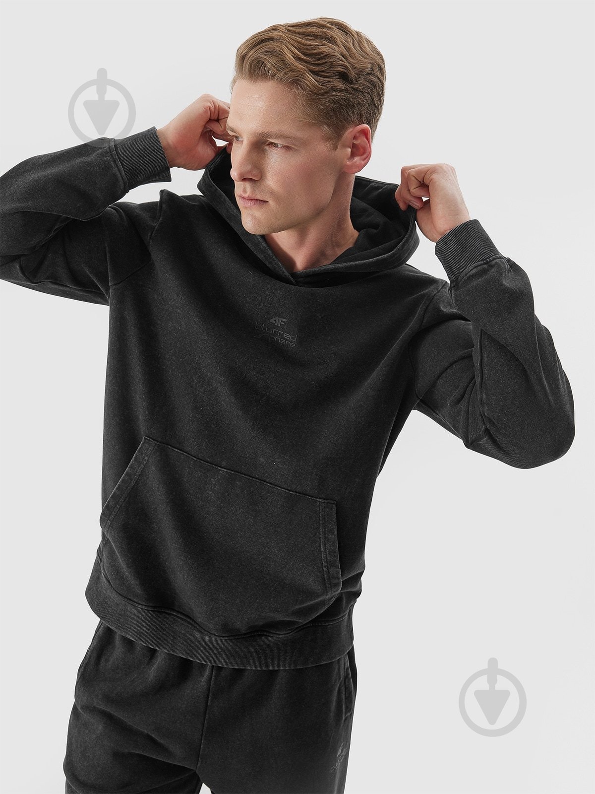 Джемпер 4F SWEATSHIRT M1026 4FWSS24TSWSM1026-20S р.L черный - фото 1