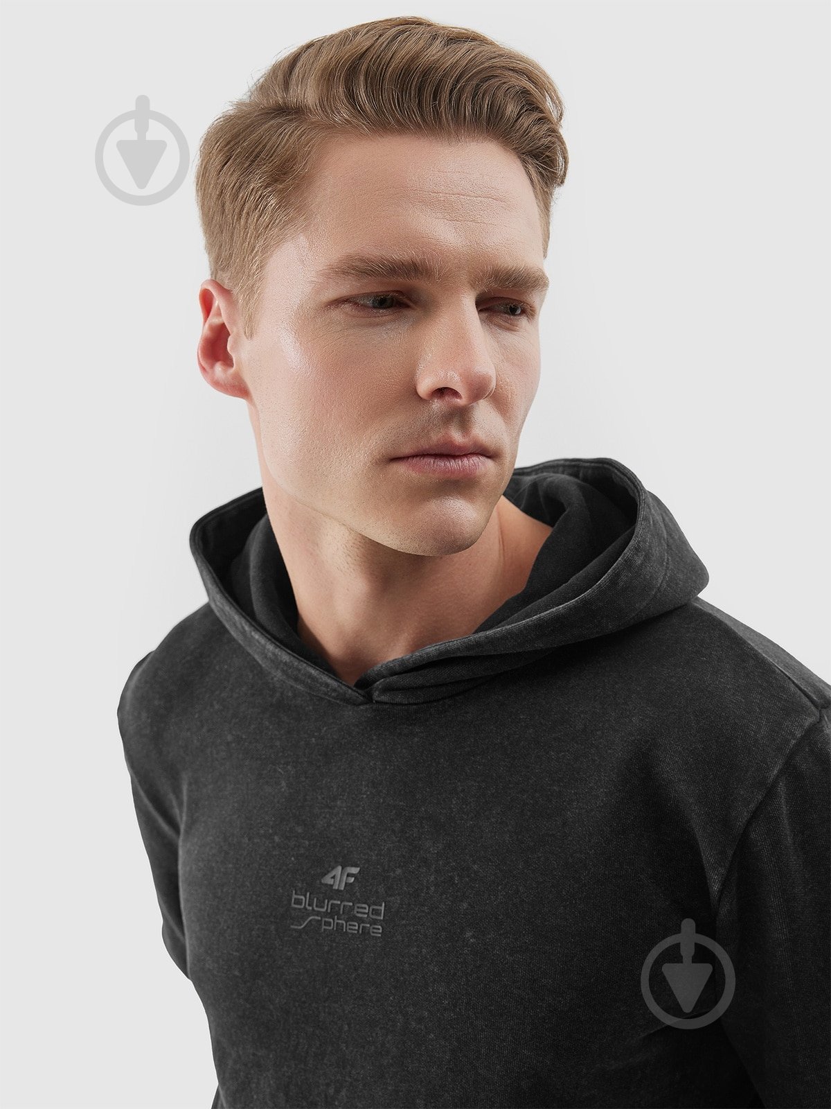 Джемпер 4F SWEATSHIRT M1026 4FWSS24TSWSM1026-20S р.L черный - фото 2