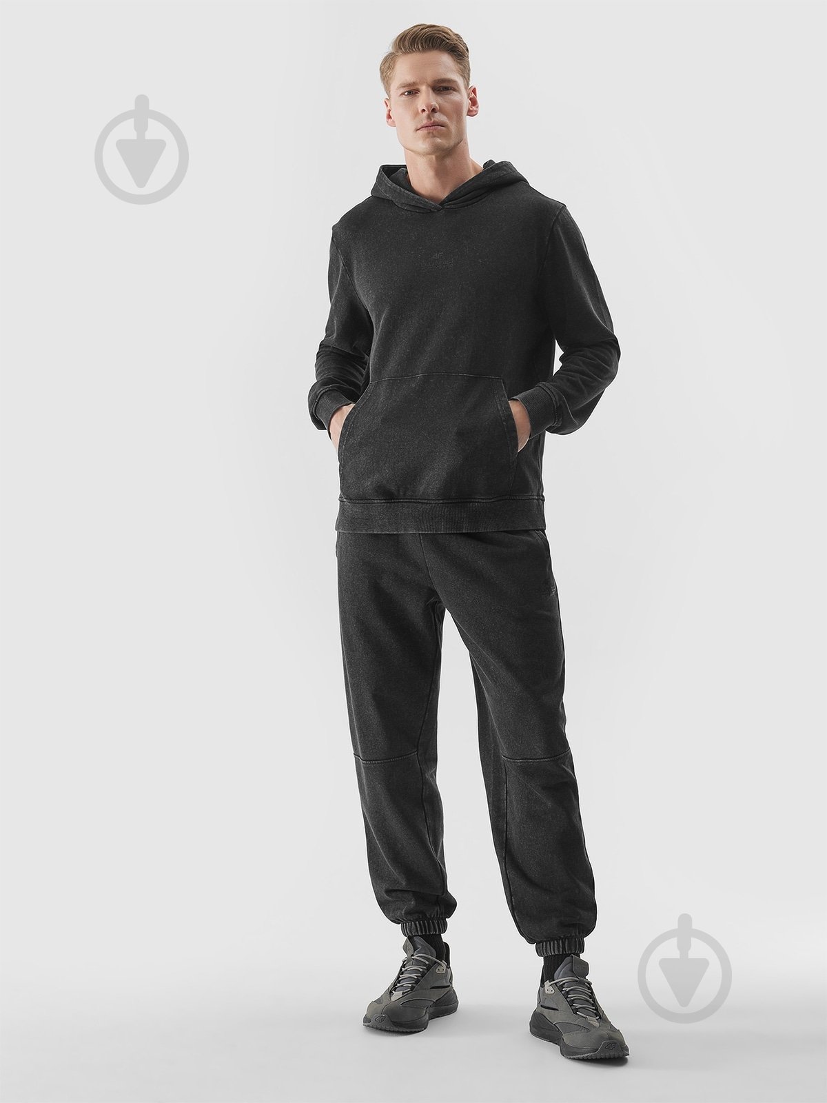Джемпер 4F SWEATSHIRT M1026 4FWSS24TSWSM1026-20S р.L черный - фото 4