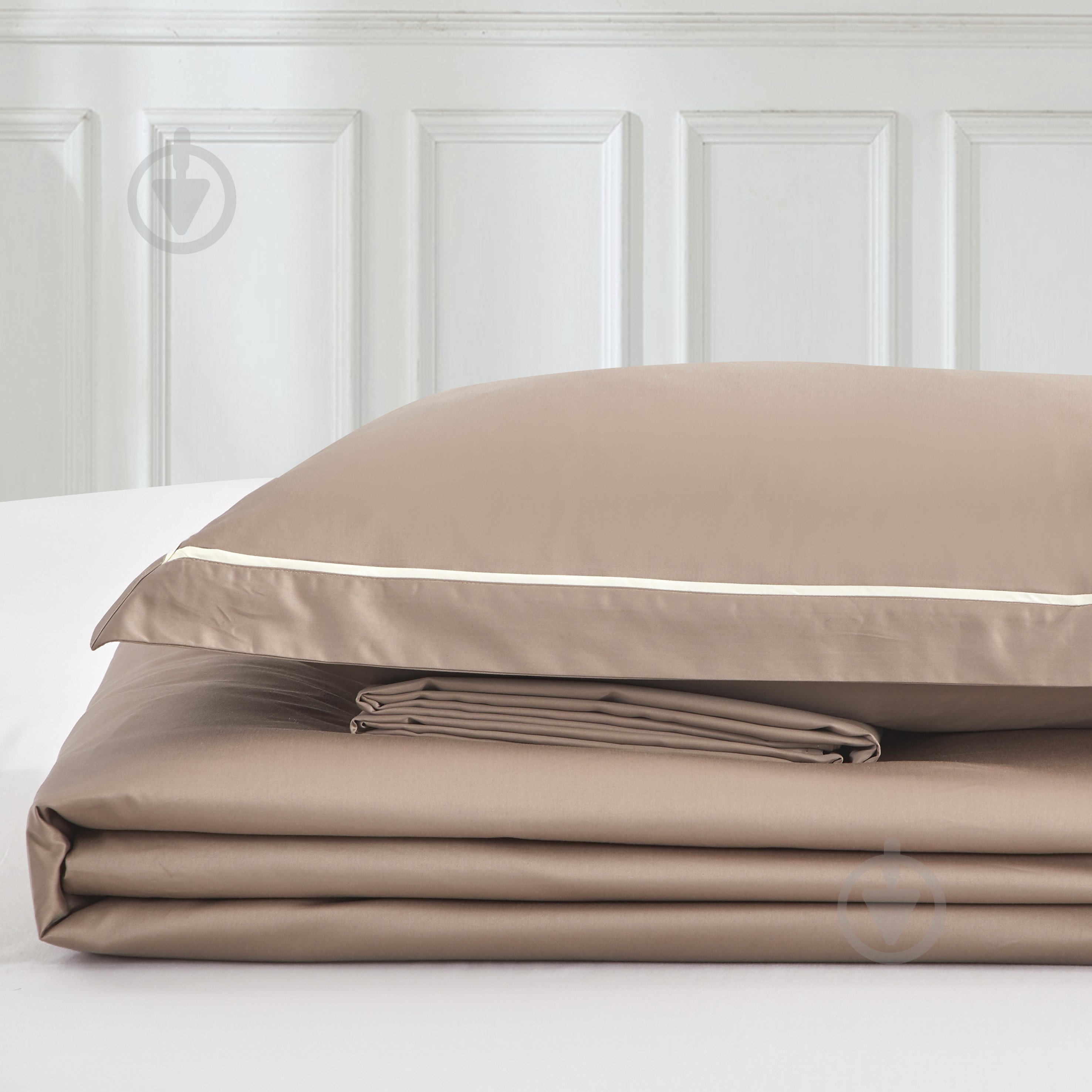 Простынь Solid 240x260 см темно-бежевый La Nuit - фото 1 Простынь Solid 240x260 см темно-бежевый La Nuit - фото 1