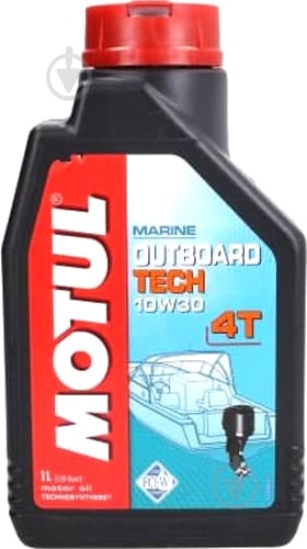Олива Motul Outboard Tech 4T 10w30 - фото 1
