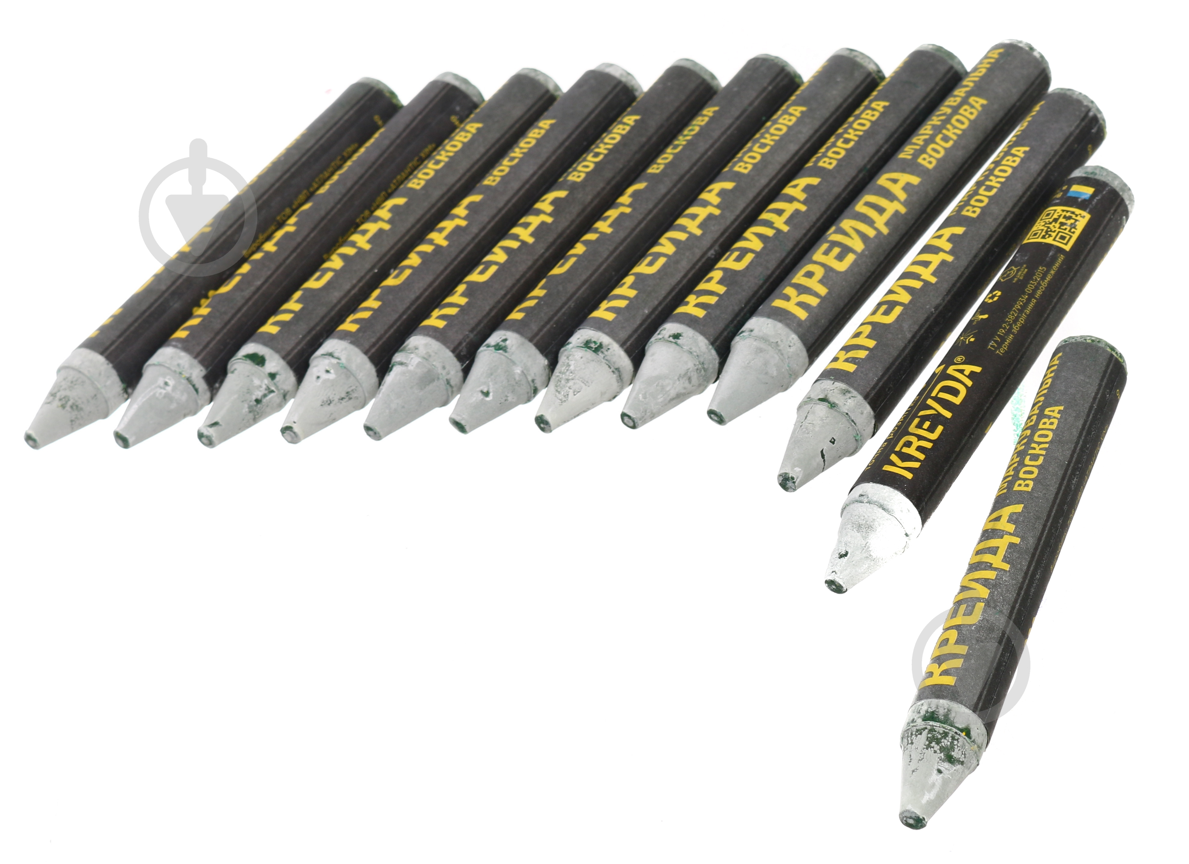 Мел восковый KREYDA CW606116 разметочная зеленая 13 мм - фото 3 Мел восковый KREYDA CW606116 разметочная зеленая 13 мм - фото 3