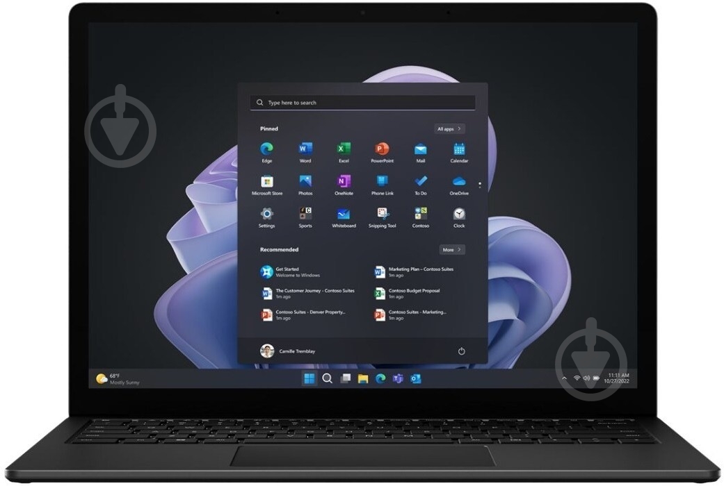 Ноутбук Microsoft Surface Laptop 5 15" (RL1-00001) black - фото 1