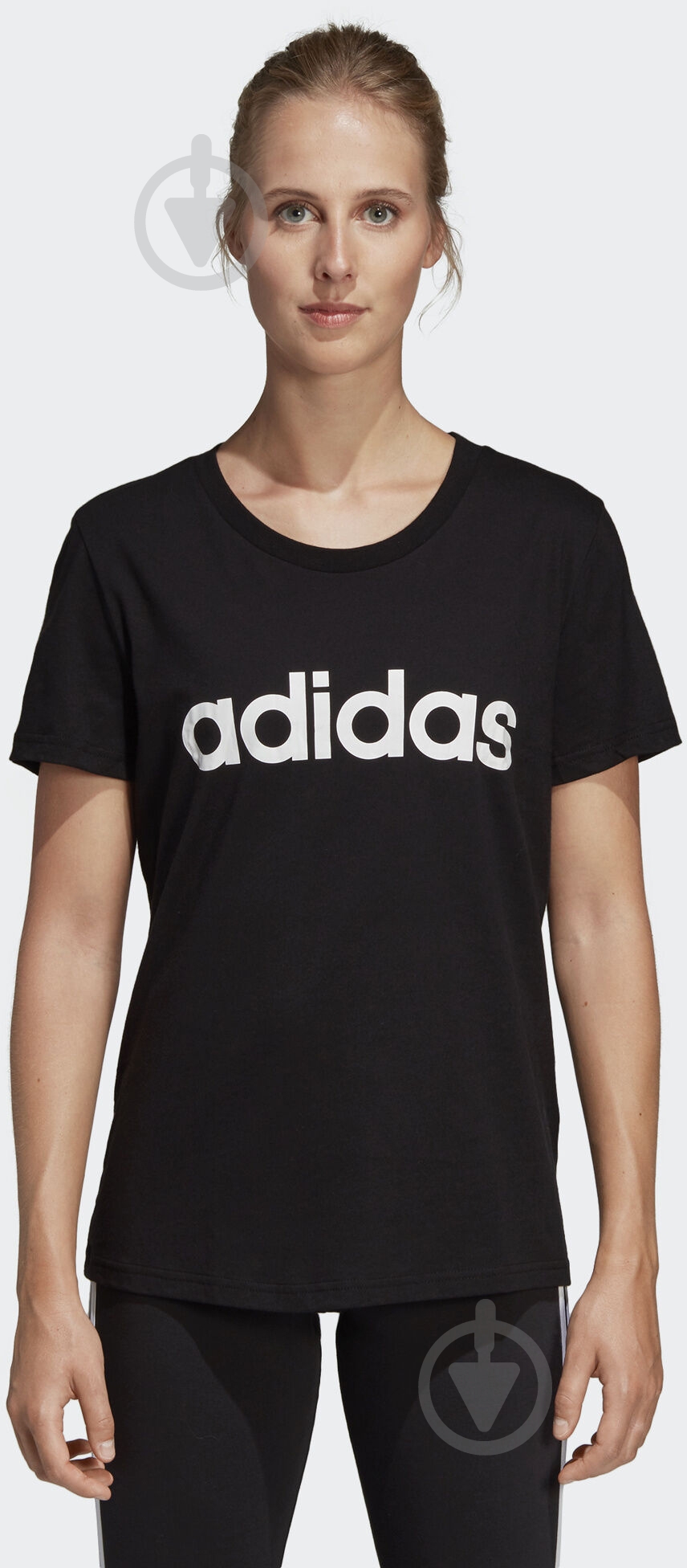 Футболка Adidas W E LIN SLIM T DP2361 р.M черный - фото 3