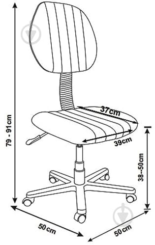Кресло FunDesk LST4 Red/Grey красный - фото 5