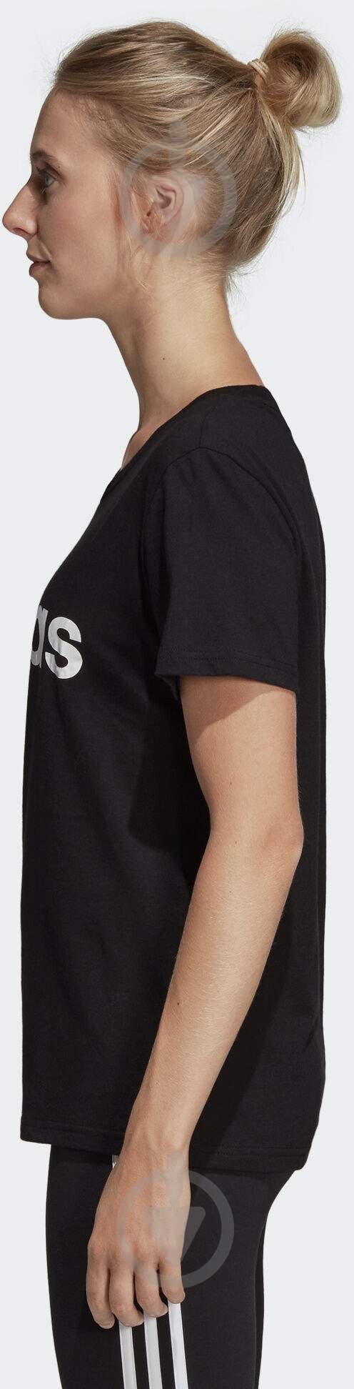 Футболка Adidas W E LIN SLIM T DP2361 р.L черный - фото 4