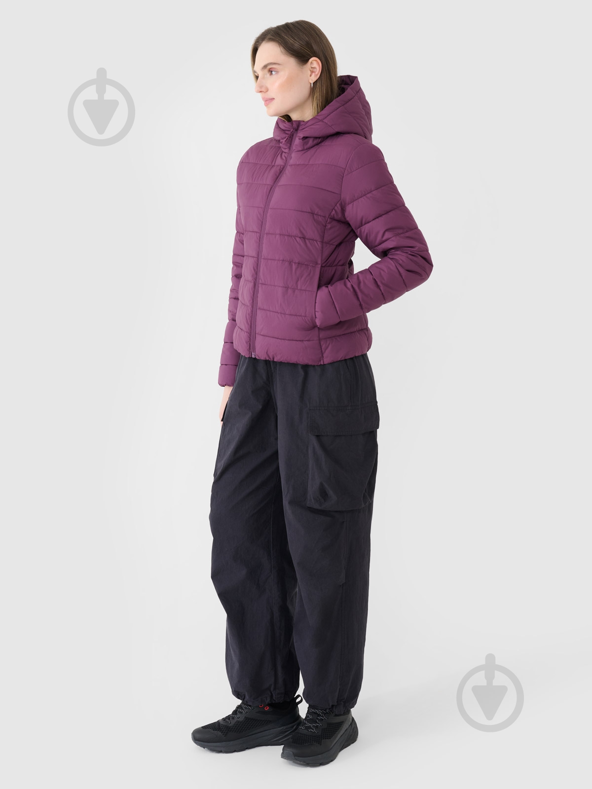 Куртка женская демисезонная 4F DOWN JACKET F534 4FWSS25TDJAF534-50S р.XL фиолетовая - фото 3