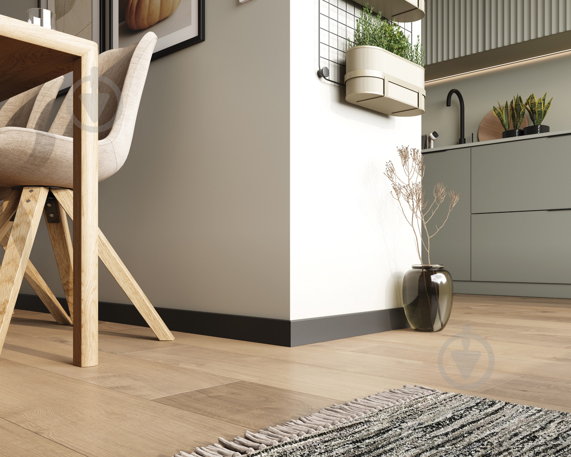 Плинтус PVC Vilo™ Sempla 702 черный 80x14x2400 мм - фото 3 Плинтус PVC Vilo™ Sempla 702 черный 80x14x2400 мм - фото 3