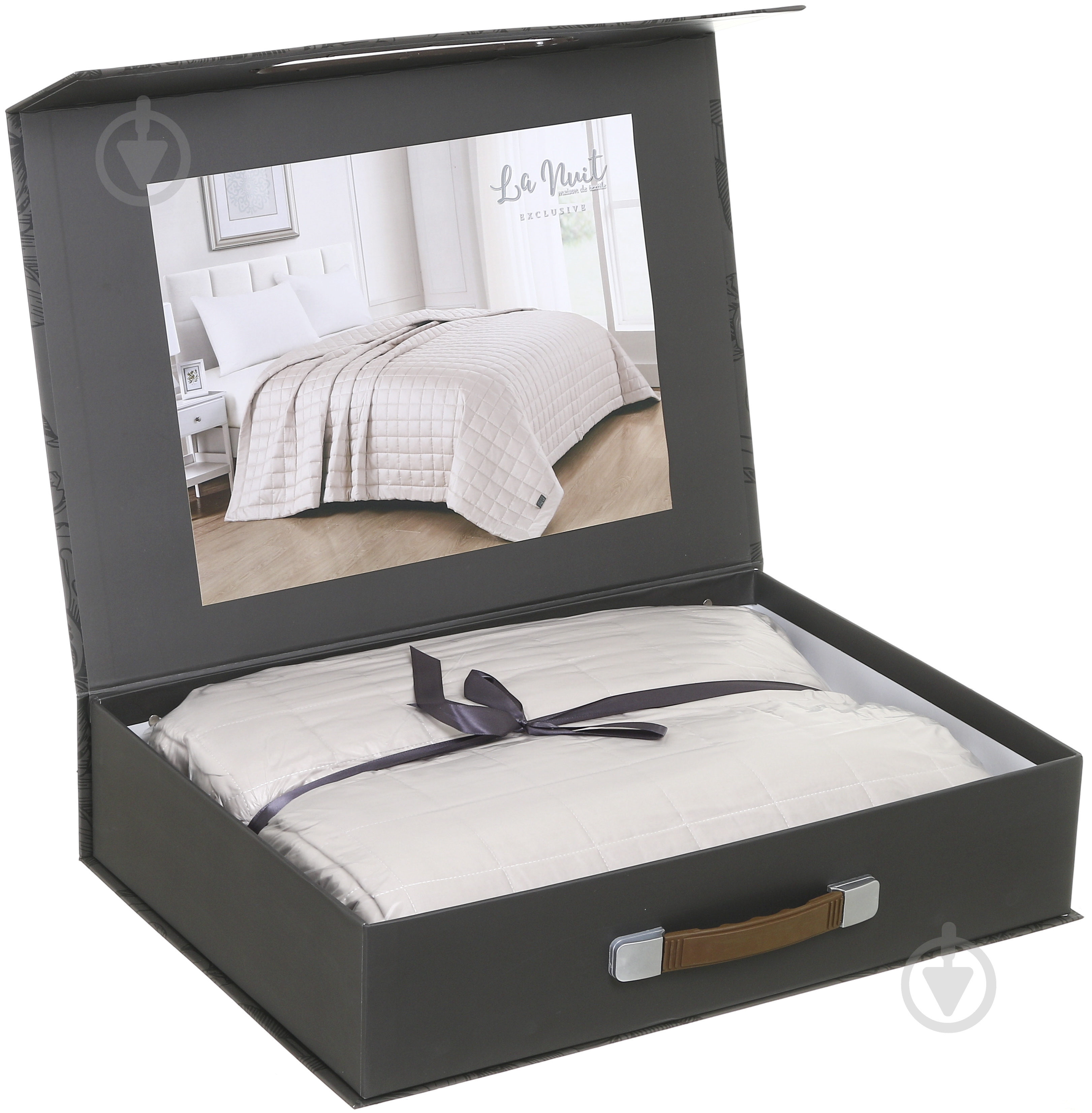 Покрывало Solid 240x260 см La Nuit мокко - фото 2