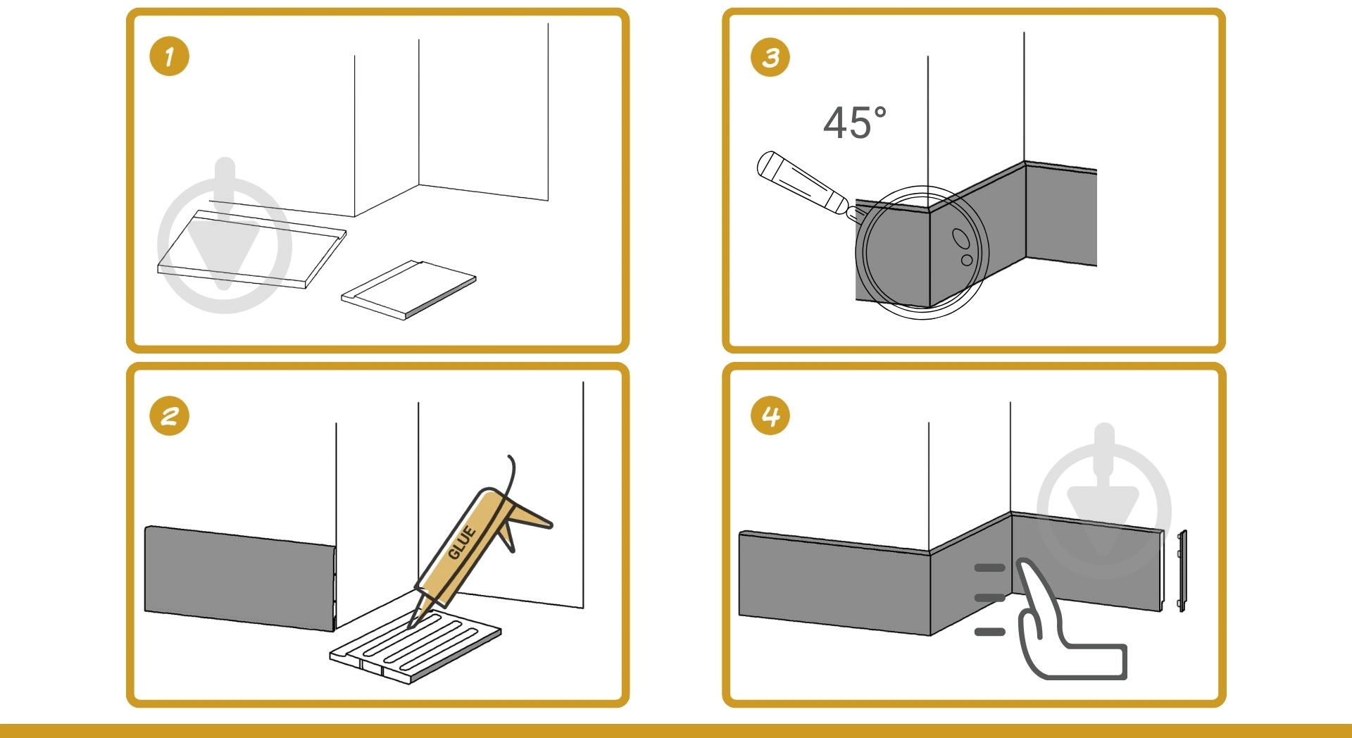 Плинтус PVC Vilo™ Sempla 705 белый 65x14x2400 мм - фото 4 Плинтус PVC Vilo™ Sempla 705 белый 65x14x2400 мм - фото 4