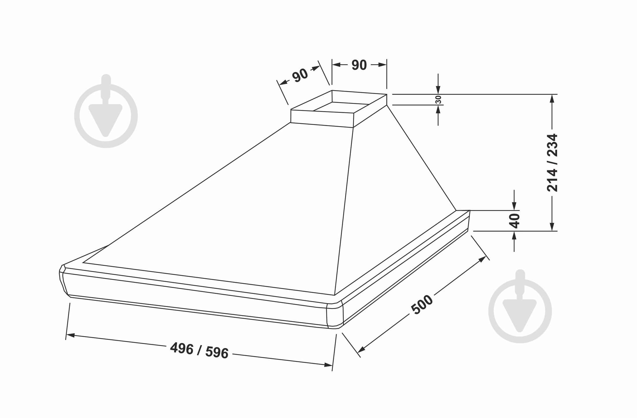 Вытяжка Jantar PASSAT 420 LED 60 WH - фото 8