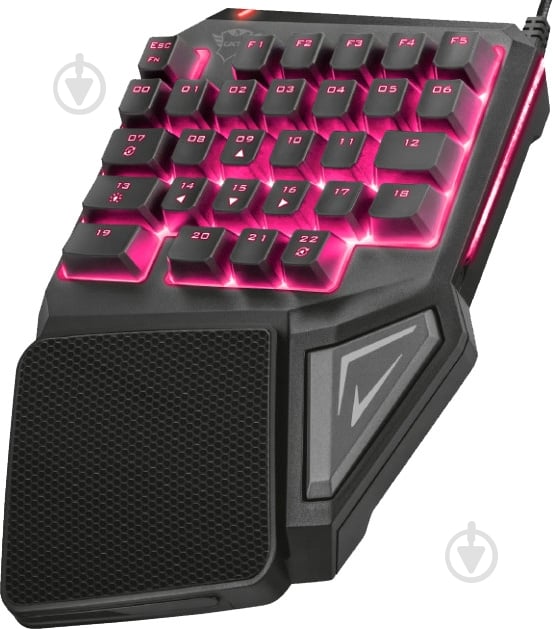 ᐉ Клавиатура Trust GXT 888 Assa Single Handed USB (22881) black