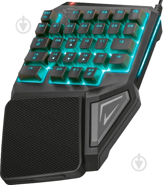 ᐉ Клавиатура Trust GXT 888 Assa Single Handed USB (22881) black