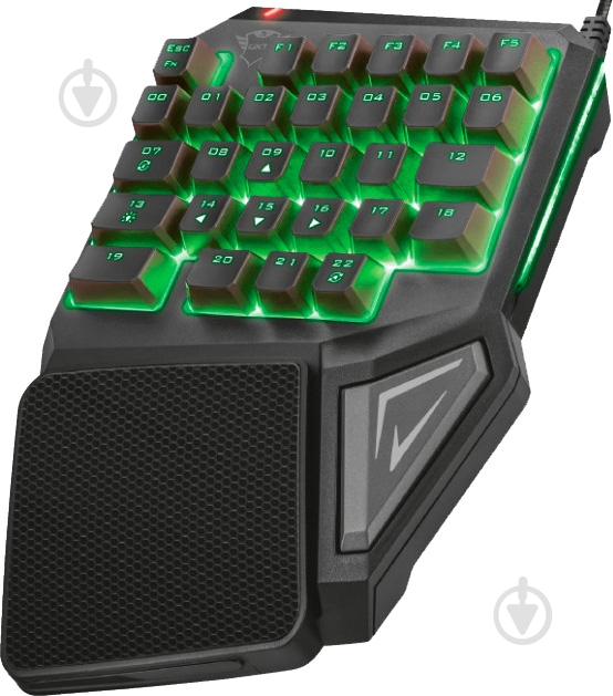 ᐉ Клавиатура Trust GXT 888 Assa Single Handed USB (22881) black